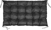 Poduszki ogrodowe - vidaXL PODUSZKA OGRODOWA NA PALETY 120X80 CM CZARNA - miniaturka - grafika 1