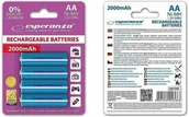 Baterie i akcesoria - Esperanza Akumulatorki ni-mh aa 2000mah 4szt. niebieskie AP_193895 - miniaturka - grafika 1