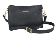Torebki damskie - Funkcjonalna torebka damska na ramię - Czarna - miniaturka - grafika 1