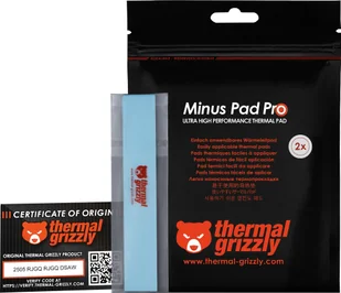 Thermal Grizzly Minus Pad Pro - 120 x 20 x 2,0 mm, 2 Stück TG-MP-P-120-20-20-2 - Pasty i materiały termoprzewodzące - miniaturka - grafika 1