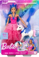 Lalki dla dziewczynek - Barbie Sapphire skrzydlaty jednorożec Hrr16 - miniaturka - grafika 1