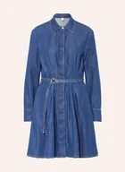 Sukienki - Liu Jo Sukienka Jeansowa blau - miniaturka - grafika 1