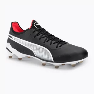 Buty piłkarskie męskie PUMA King Ultimate FG/AG puma black/puma white/fire orchid - Piłka nożna - miniaturka - grafika 1
