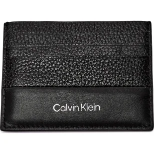 Calvin Klein Skórzane etui na karty - Etui na dokumenty i karty - miniaturka - grafika 1