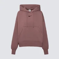 Bluzy damskie - NIKE BLUZA Z KAPTUREM W NSW PHNX FLC OOS - miniaturka - grafika 1