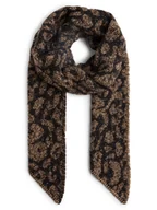 Apaszki i szaliki damskie - Pieces Szalik damski - PCPyron Long Kobiety brązowy|czarny wzorzysty, ONE SIZE - miniaturka - grafika 1