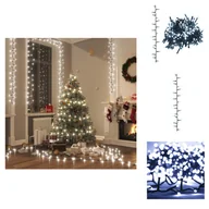 Oświetlenie świąteczne - vidaXL Lampki choinkowe LED z 1000 diodami LED w kolorze białym zimnym 25 m PVC - Oświetlenie świąteczne - miniaturka - grafika 1