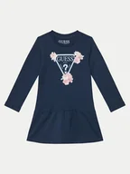 Sukienki i spódniczki dla dziewczynek - Guess Sukienka codzienna K3YK13 KA6W4 Granatowy Regular Fit - miniaturka - grafika 1
