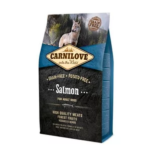 Carnilove Salmon Adult 4 kg - Sucha karma dla psów - miniaturka - grafika 1