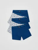 Skarpetki dla dzieci - Reserved - Bawełniane bokserki 5 pack - granatowy - miniaturka - grafika 1