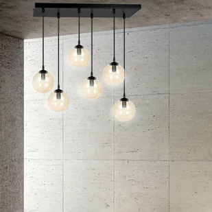 Emibig COSMO 6 BL MIODOWY 713/6 lampa wisząca 6x40W/E14 IP20 713/6 - Lampy sufitowe - miniaturka - grafika 2