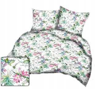 pościel bawełna lux 160x220 + 2 poszewka B 306 elizabeth biała - Pościel pościel bawełna lux 160x220 + 2 poszewka B 306 elizabeth biała - Pościel - miniaturka - grafika 1