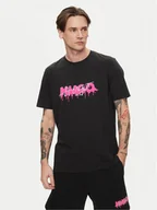 Koszulki męskie - Hugo T-Shirt Decation 50515282 Czarny Regular Fit - miniaturka - grafika 1