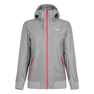 Salewa Damskie kurtki Pedroc Hyb Twr W Hood JKT, Alloy/6080, 36, stop metali/6080, 36 - Koszulki i topy damskie - miniaturka - grafika 1