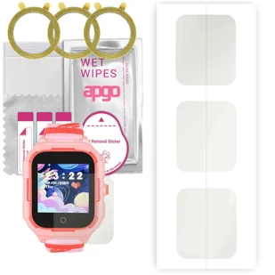 3x Folia hydrożelowa MATOWA do Garett Kids Protect 4G - apgo Smartwatch Hydrogel MATTE Protection Ochrona na ekran smartwatcha - Akcesoria do smartwatchy - miniaturka - grafika 1