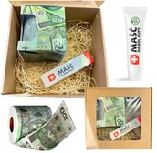 Papier toaletowy - Dowcipny Zestaw - Papier Toaletowy 100 zł + Maść na Ból Dupy - miniaturka - grafika 1