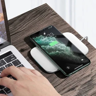 Baseus Rib bezprzewodowa indukcyjna ładowarka Qi 15W z podstawką biały (WXPG-02) hurtel-56471-0 - Ładowarki do telefonów - miniaturka - grafika 35