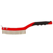 Nożyczki krawieckie - Proline szczotka druciana mosiądz 3x19 rzędów 340mm 32633 32633 - miniaturka - grafika 1