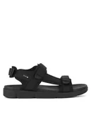 Sandały męskie - Lasocki Sandały EZRA-01 MI25 Czarny - miniaturka - grafika 1