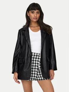 ONLY Marynarka Lana 15266893 Czarny Oversize - Marynarki i żakiety damskie - miniaturka - grafika 1