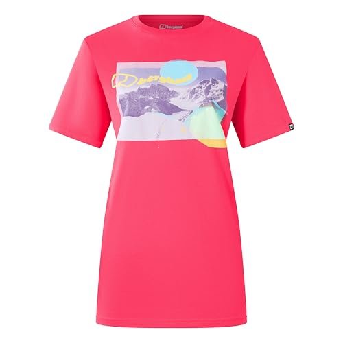 Berghaus Damska koszulka Hill Hazed, Fiery Pink, 14
