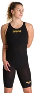 Stroje kąpielowe - ARENA STRÓJ STARTOWY WOMEN POWERSKIN CARBON-AIR2 OPENBACK BLACK BLACK GOLD 001128/553 UK26 - miniaturka - grafika 1