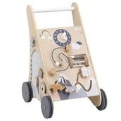 Chodziki - Drewniany chodzik interaktywny z klockami, Tryco - miniaturka - grafika 1