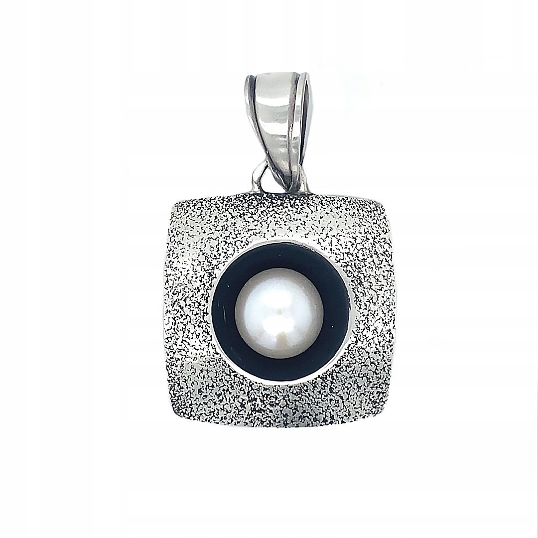 Zawieszka srebro pr. 925 Perła Poranka. Rękodzieło