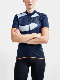Craft Koszulka kolarska w kolorze granatowym - Koszulki sportowe damskie - miniaturka - grafika 1