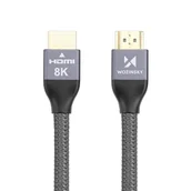 Kable - 3M Wozinsky Wozinsky kabel HDMI 2.1 8K 60 Hz 48 Gbps / 4K 120 Hz / 2K 144 Hz srebrny (WHDMI-30) WHDMI-30 - miniaturka - grafika 1