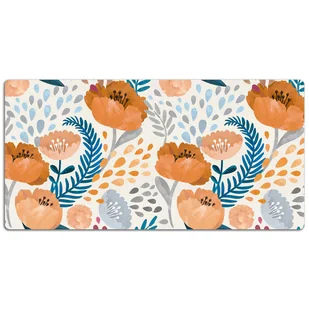 Podkładka na całe biurko Maki na obrazie 120x60 cm - Podkładki na biurko - miniaturka - grafika 1