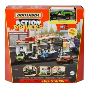 Matchbox GVY84 Action Drivers. Stacja benzynowa - Tory, garaże, parkingi - miniaturka - grafika 3