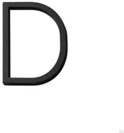 Numery na dom - Numeracja domu mała litera D Aluminium - miniaturka - grafika 1