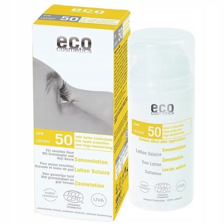 Eco Cosmetics Emulsja na słońce SPF 50 Eco Cosmetics 100 ml ECOCOS7