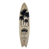 Dekoracje domu - Atmosphera Ozdoba ścienna Surf Board czarna DD.14140 - miniaturka - grafika 1