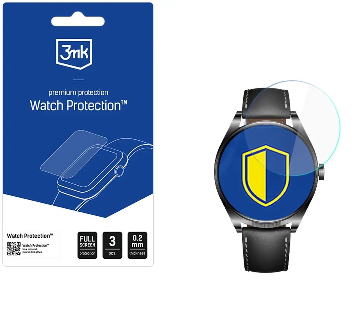 3mk FOLIA OCHRONNA 3MK WATCH PROTECTION ARC NA HUAWEI WATCH BUDS 2