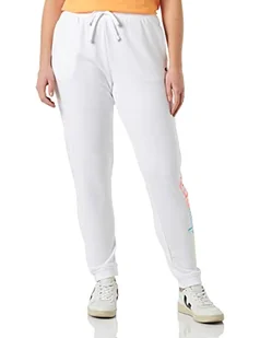 Champion Legacy Color Ground Powerblend damskie spodnie treningowe z wysokim stanem, Bianco, S - Spodnie damskie - miniaturka - grafika 1