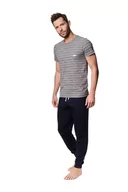 Piżamy damskie - Piżama męska Henderson Armor Szara - XXL - miniaturka - grafika 1