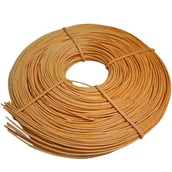 Sztuczne kwiaty - [61208] Rattan w krążku 1,7mm 100g brzoskwiniowy - miniaturka - grafika 1