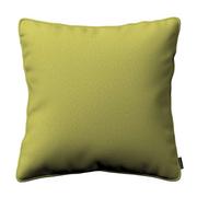 Pościel - Poszewka Gabi na poduszkę, zgaszona limonka welwet, 60 × 60 cm, Living - miniaturka - grafika 1