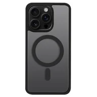 Etui i futerały do telefonów - Etui TECTO SHIELD Satin Matt Mag do Apple iPhone 16 Pro Czarny - miniaturka - grafika 1