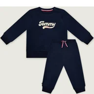 Bluzy dla dziewczynek - Tommy Hilfiger Dres Regular Fit - miniaturka - grafika 1