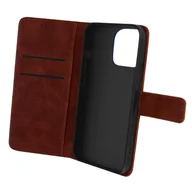 Etui i futerały do telefonów - Etui Folio do iPhone'a 14 Plus Podstawka wideo z efektem matowego miękkiego w dotyku Brązowy - miniaturka - grafika 1
