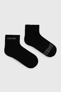Skarpetki męskie - Calvin Klein skarpetki 4-pack męskie kolor czarny 701229666 - grafika 1