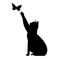 Wyposażenie pokoiku dziecięcego - Ambiance Sticker Zakaźny kot naklejka ścienna do domu dekoracje ścienne naklejki ścienne kuchnia zwierzęta domowe self-klej dekoracja do pokoju dziecięcego - miniaturka - grafika 1