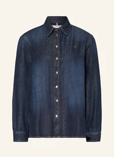 Tommy Hilfiger Bluzka Jeansowa Milo blau - Bluzki damskie - miniaturka - grafika 1