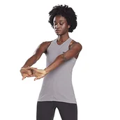 Koszulki i topy damskie - Reebok Koszulka damska Lm Rib Tank Top szary szary (Gragr) L - miniaturka - grafika 1