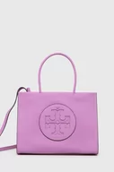 Torebki damskie - Tory Burch torebka Ella Bio Small Tote- Bright Amethyst kolor fioletowy - miniaturka - grafika 1