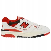 Sneakersy męskie - Buty Sportowe Sneakersy Niskie New Balance 550 White Red BB550SE1 - miniaturka - grafika 1