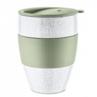 Kubki termiczne - Koziol Kubek Termiczny Z Przykrywką Organic Aroma To Go Zielony 400 Ml 12,5x9,2 - miniaturka - grafika 1